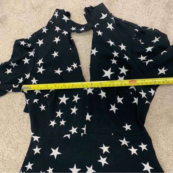 Atmosphere black white star dress Sz 2 - Picture 8 of 11
